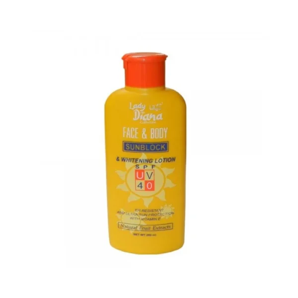 Lady Diana Sun Cream Bottle 200ml