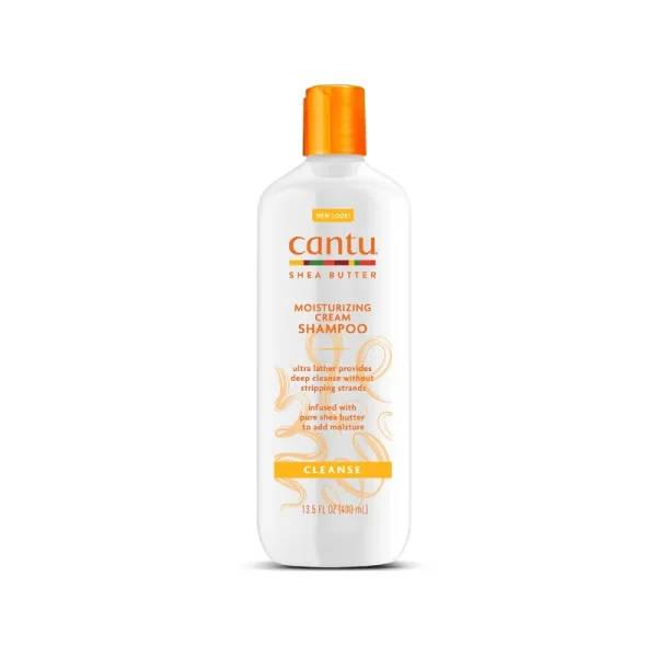Cantu Moisturizing Cream Shampoo with Shea Butter 13.5 fl oz