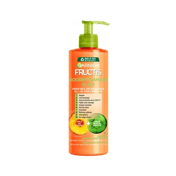 GARNIER Fructis Goodbye Damage Krem bez spłukiwania do włosów 10w1 400 ml