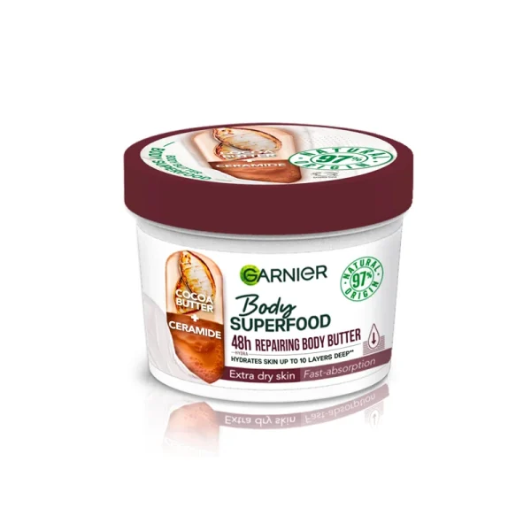 Garnier Cocoa Body Super Food 48h Repairing Butter 380ml