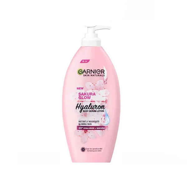 Garnier Sakura Glow Hyaluron Body Serum Lotion 400ml