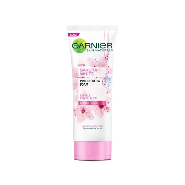 Garnier sakura white pinkish glow foam