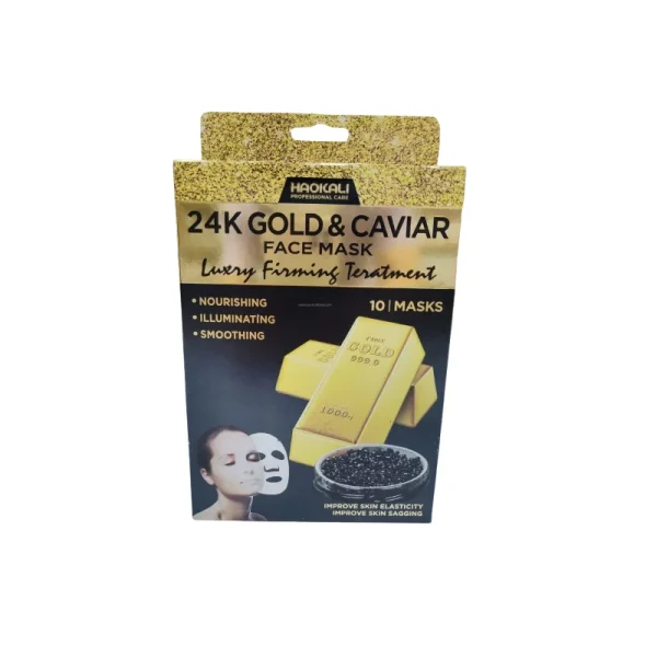 Haokali 24k Gold & Caviar Face Mask
