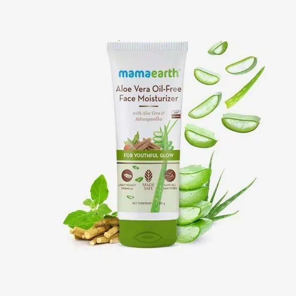 Mamaearth Aloe Vera Face Wash with Aloe Vera And Ashwagandha for a Youthful Glow  100 ml