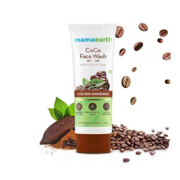 Mamaearth CoCo Facewash With Coffee And Cocoa For Skin Awakening, 100 ml