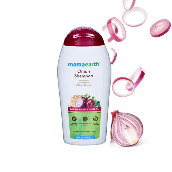 Mamaearth onion shampoo for hair fall control 200 ml