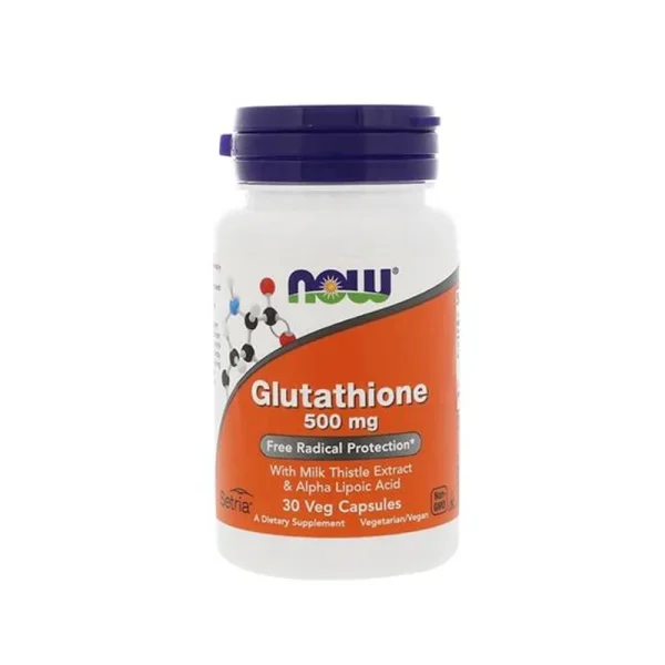 NOW Glutathione 500mg 30 Capsules