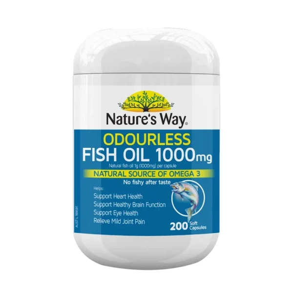 Natures Way Fish Oil 1000mg 200 Capsules