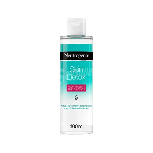 Neutrogena micelar water 400 ml. 3 in 1 skin detox