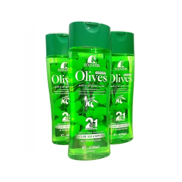 Roushan Olives 2 in 1 Shampoo 430ml