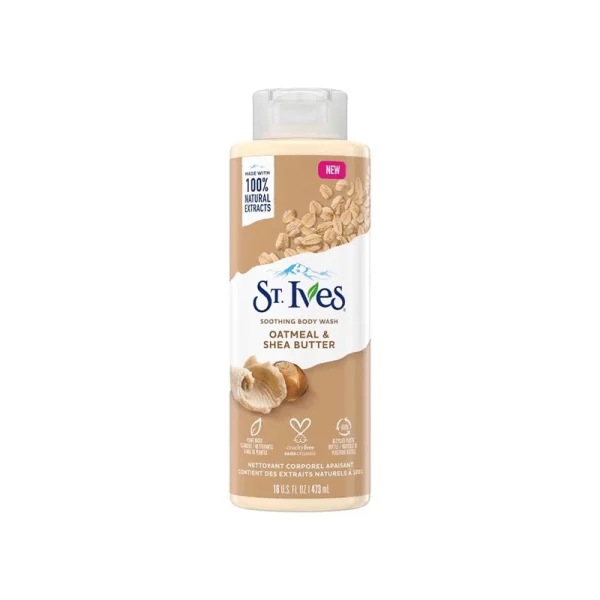 St Iveas Oatmeal And Shea Butter Body Wash 473ml