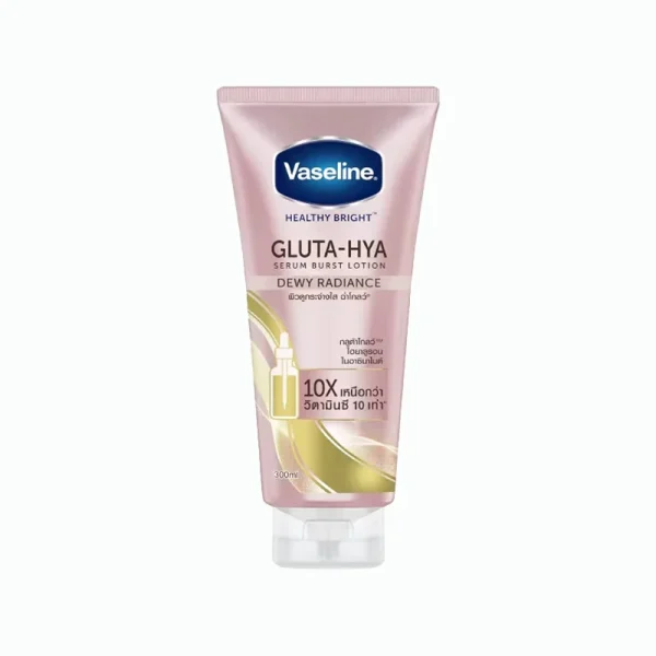 Vaseline Healthy Bright Gluta-Hya Serum Burst Lotion Dewy Radiance Jar 300ml