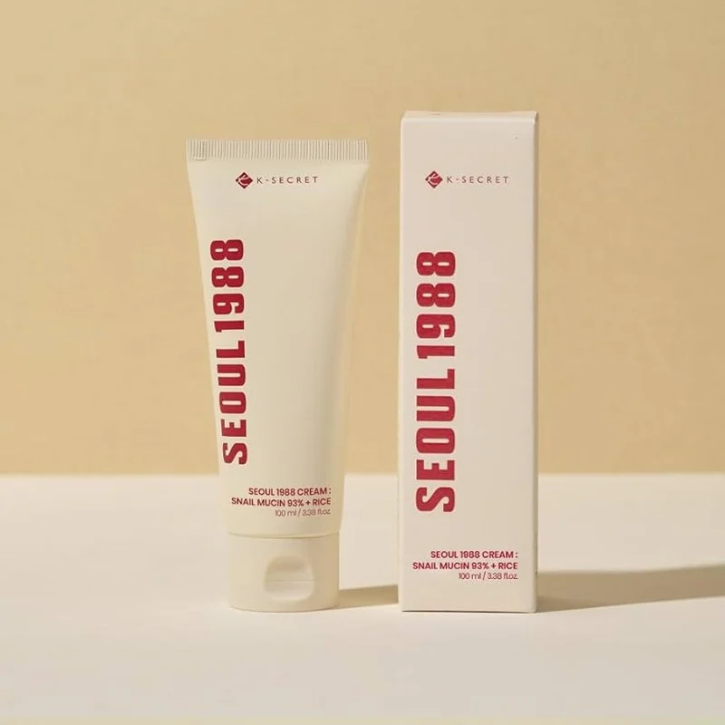 K-SECRET SEOUL 1988 Cream : Snail Mucin 93% + Rice 100ml