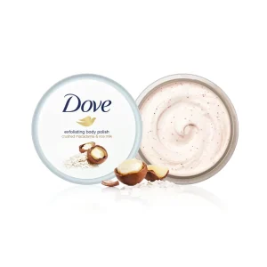 Dove Crushed Macadamia & Rice Milk Body Polish 225ml